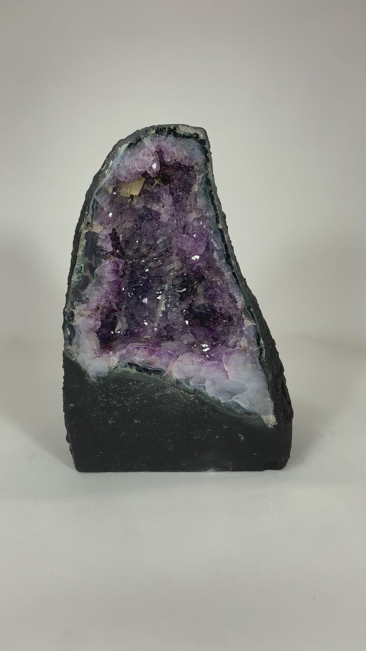 A-112 Natural Brazilian Amethyst Crystal - 23 lbs (12" tall)