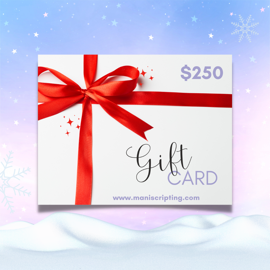 The Maniscripting Journal Gift Card