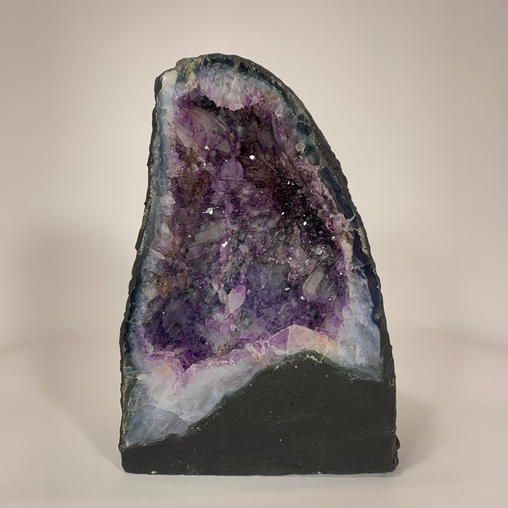 A-106 Natural Brazilian Amethyst Crystal - 13.3 lbs (10.5" tall)