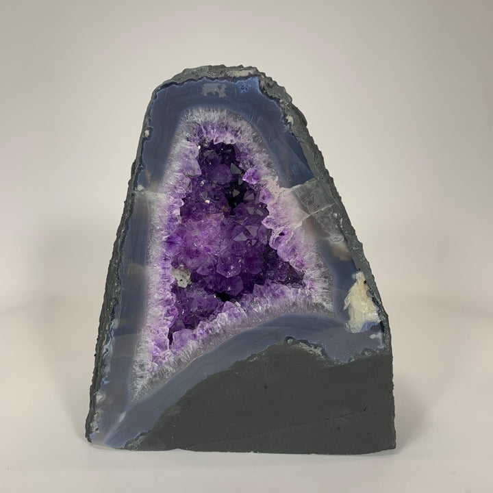 A-104 Natural Brazilian Amethyst Crystal - 17.75 lbs (12" tall)