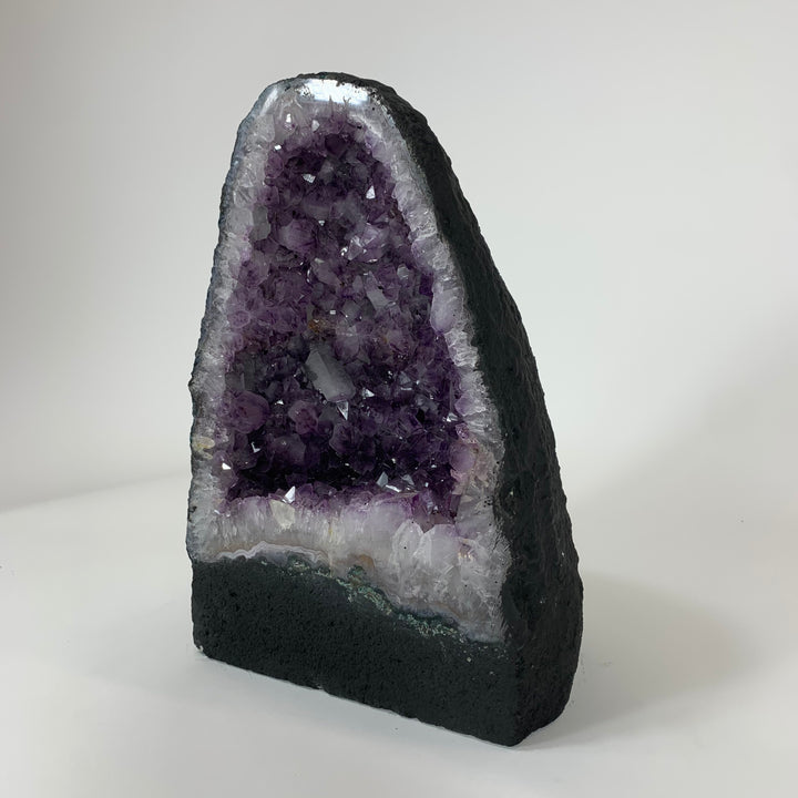 A-109 Natural Brazilian Amethyst Crystal - 22 lbs (11.5" tall)