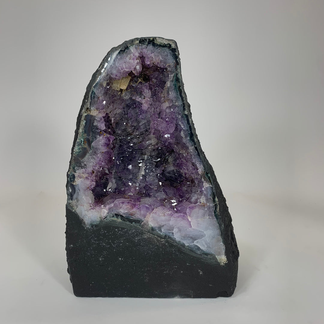 A-112 Natural Brazilian Amethyst Crystal - 23 lbs (12" tall)