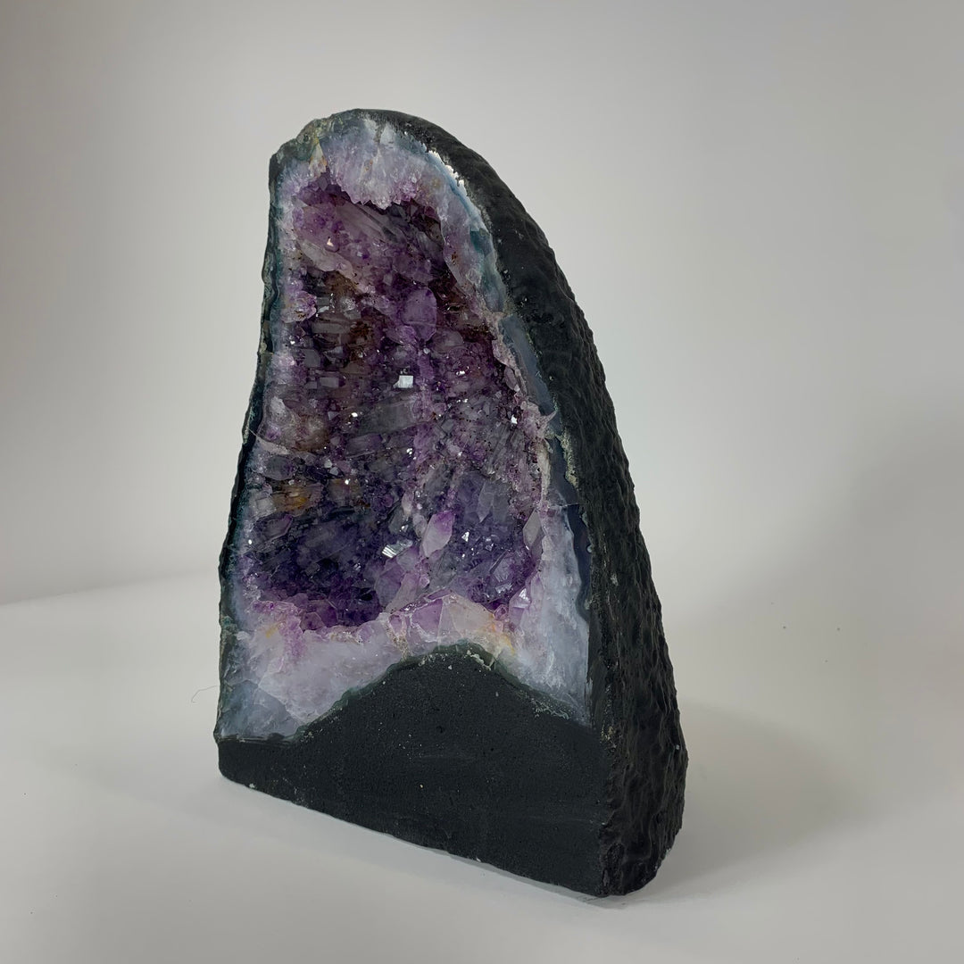 A-106 Natural Brazilian Amethyst Crystal - 13.3 lbs (10.5" tall)