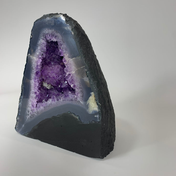 A-104 Natural Brazilian Amethyst Crystal - 17.75 lbs (12" tall)