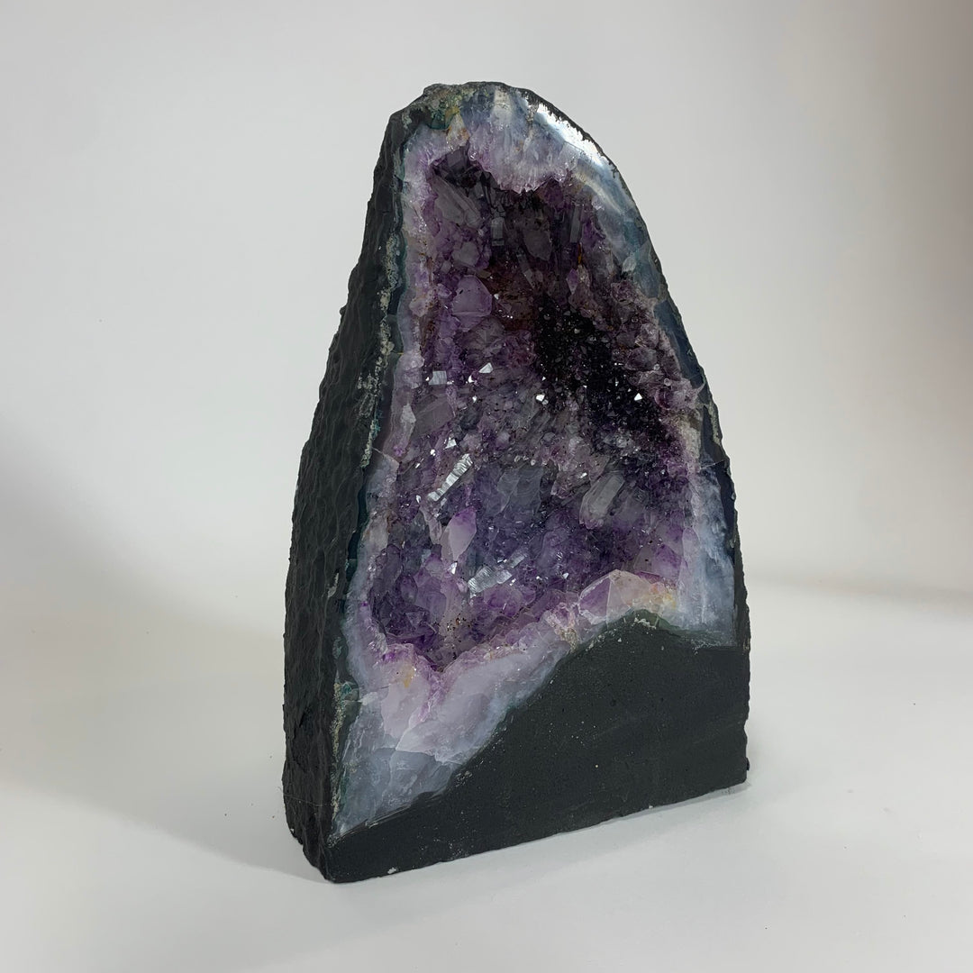 A-106 Natural Brazilian Amethyst Crystal - 13.3 lbs (10.5" tall)