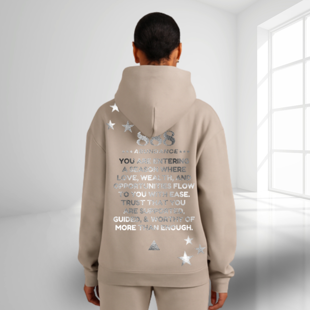 888 Abundance Angel Number Beige + Silver Set (Pre-Order Sale)