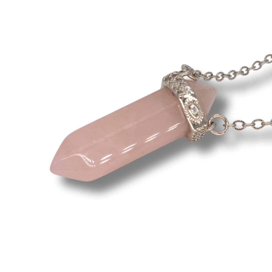 ❤️ The Soulmate Attractor Crystal Necklace - silver