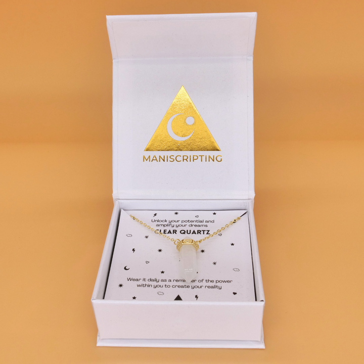 ⚡️ The Master Manifestor Crystal Necklace - gold