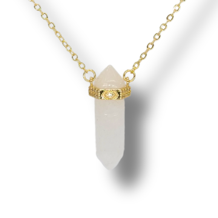 ⚡️ The Master Manifestor Crystal Necklace - gold