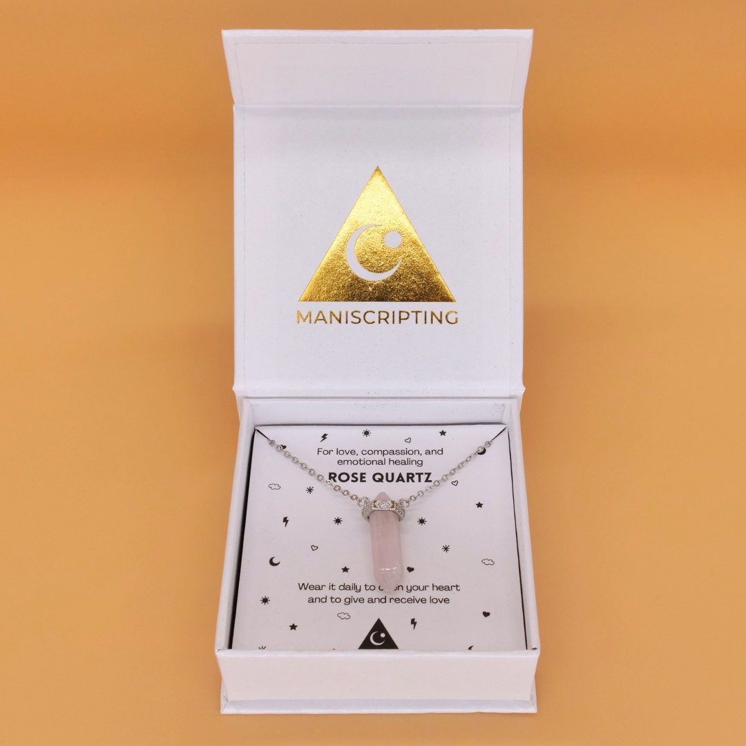 ❤️ The Soulmate Attractor Crystal Necklace - silver