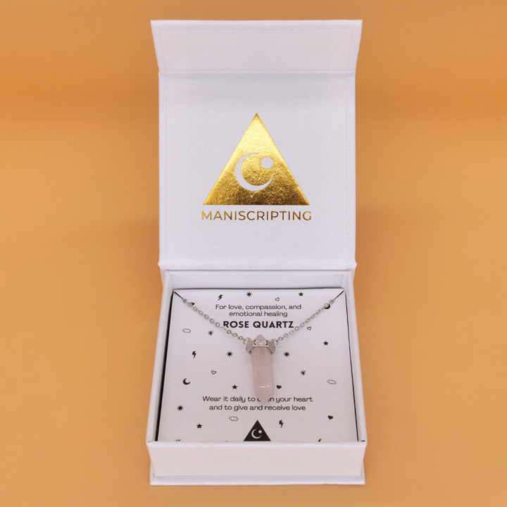 ❤️ The Soulmate Attractor Crystal Necklace - silver