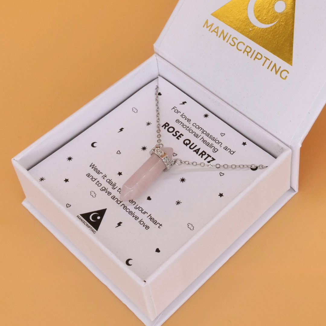 ❤️ The Soulmate Attractor Crystal Necklace - silver