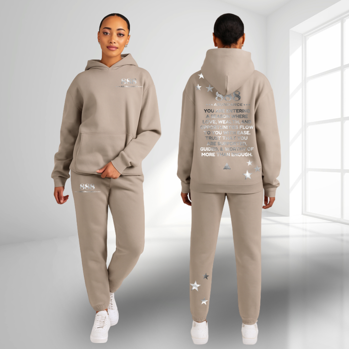 888 Abundance Angel Number Beige + Silver Set (Pre-Order Sale)