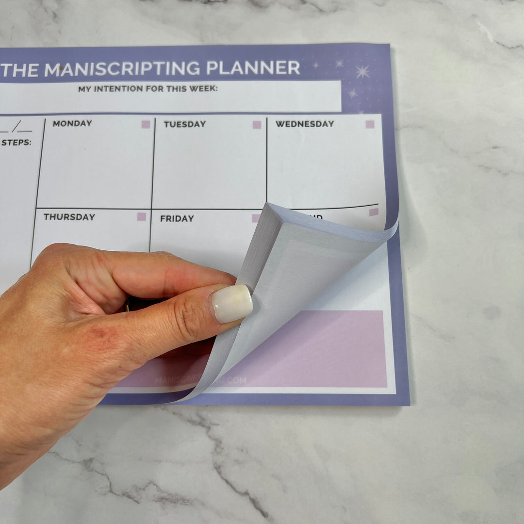 Weekly Desktop Planner Notepad