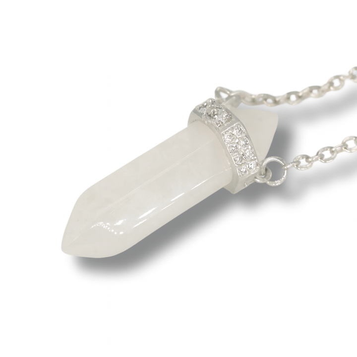 ⚡️ The Master Manifestor Crystal Necklace - silver